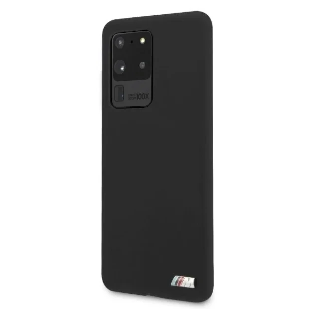 Husa Cover BMW Silicone M Collection pentru Samsung Galaxy S20 Ultra Black