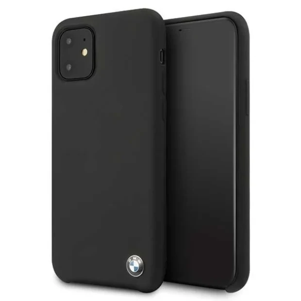 Husa Cover BMW Silicone pentru iPhone 11 Black