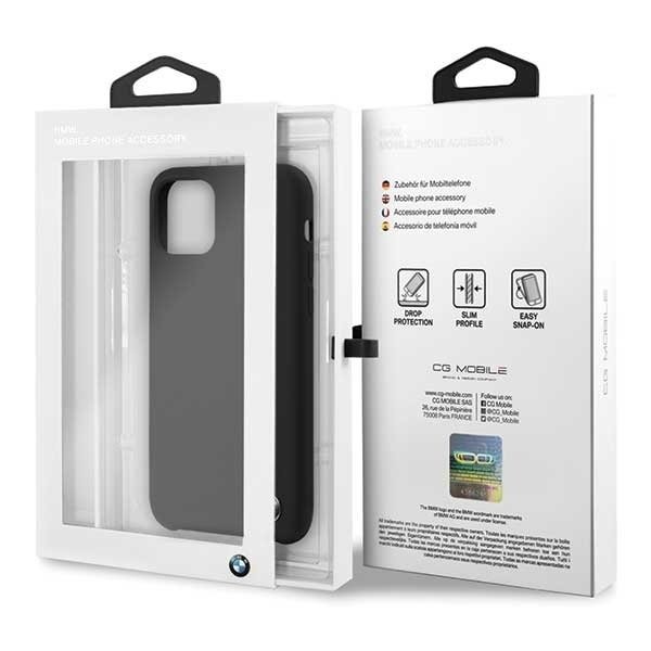 Husa Cover BMW Silicone pentru iPhone 11 Black thumb