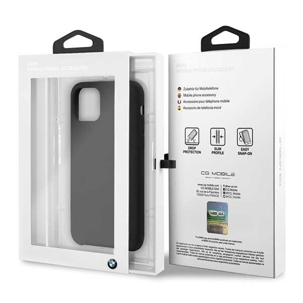 Husa Cover BMW Silicone pentru iPhone 11 Pro Black thumb