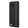 Husa Cover BMW Silicone Stripes M Collection pentru Samsung Galaxy S20 Ultra Neagra