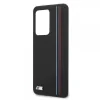 Husa Cover BMW Silicone Stripes M Collection pentru Samsung Galaxy S20 Ultra Neagra