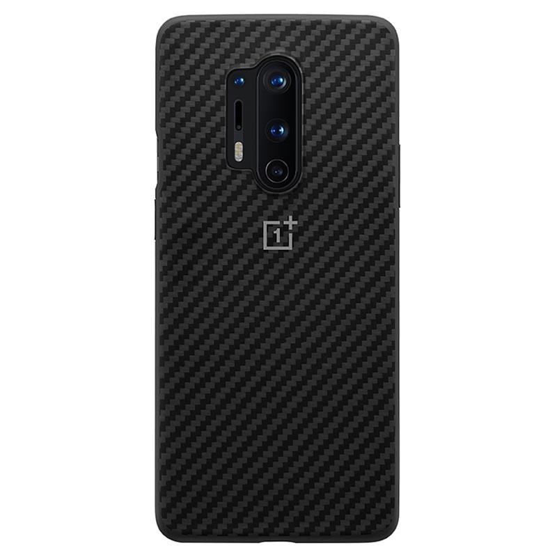 Husa Cover Bumper Karbon pentru OnePlus 8 Pro, Negru thumb