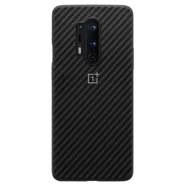 Husa Cover Bumper Karbon pentru OnePlus 8 Pro, Negru