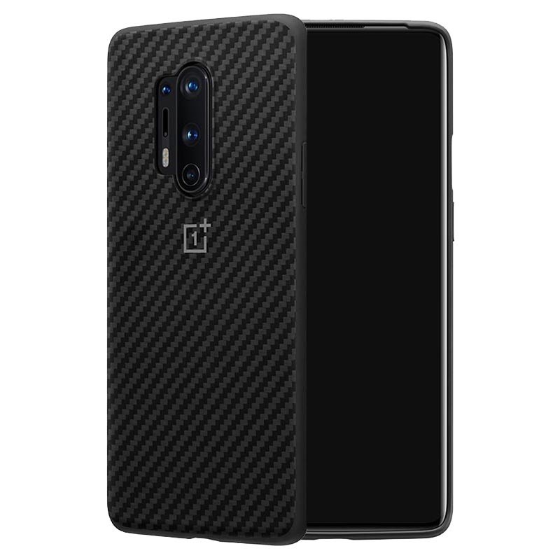 Husa Cover Bumper Karbon pentru OnePlus 8 Pro, Negru thumb