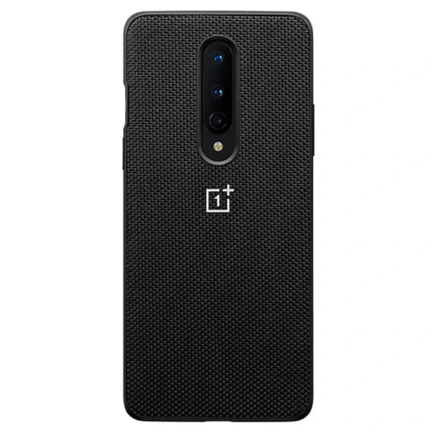 Husa Cover Bumper Nylon pentru OnePlus 8 Negru