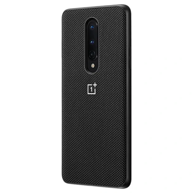 Husa Cover Bumper Nylon pentru OnePlus 8 Negru