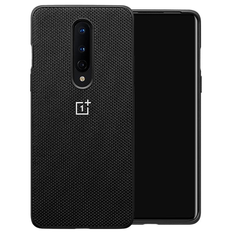 Husa Cover Bumper Nylon pentru OnePlus 8 Negru thumb