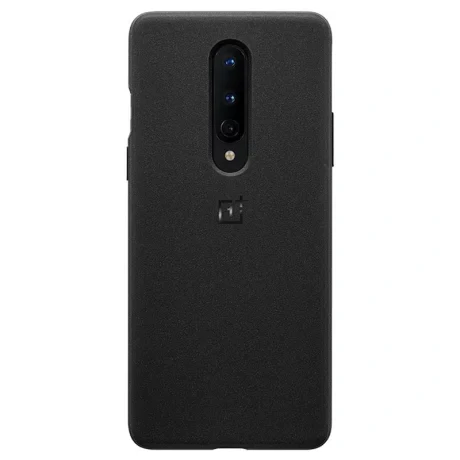 Husa Cover Bumper Sandstone pentru OnePlus 8, Negru