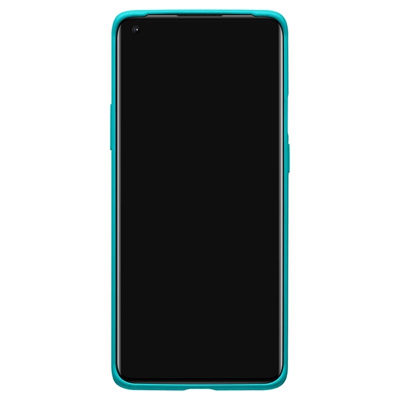 Husa Cover Bumper Sandstone pentru OnePlus 8 Pro, Albastru Cyan thumb
