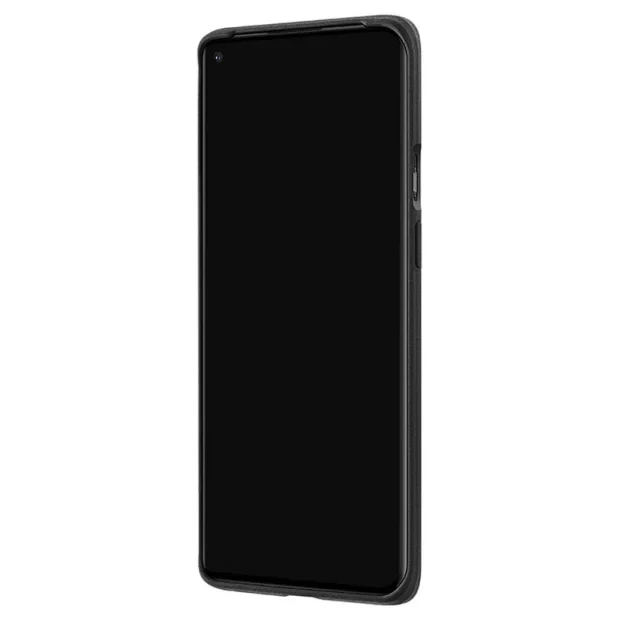 Husa Cover Bumper Sandstone pentru OnePlus 8 Pro, Negru