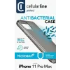 Husa Cover Cellularline Hard Antimicrobial pentru iPhone 11Pro Max negru