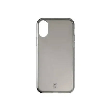 Husa Cover Cellularline Hard Antimicrobial pentru iPhone X/XS Fumuriu