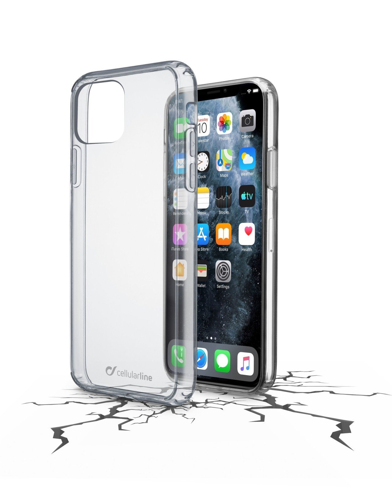 Husa Cover Cellularline Hard pentru iPhone 11 Pro Max Transparent thumb