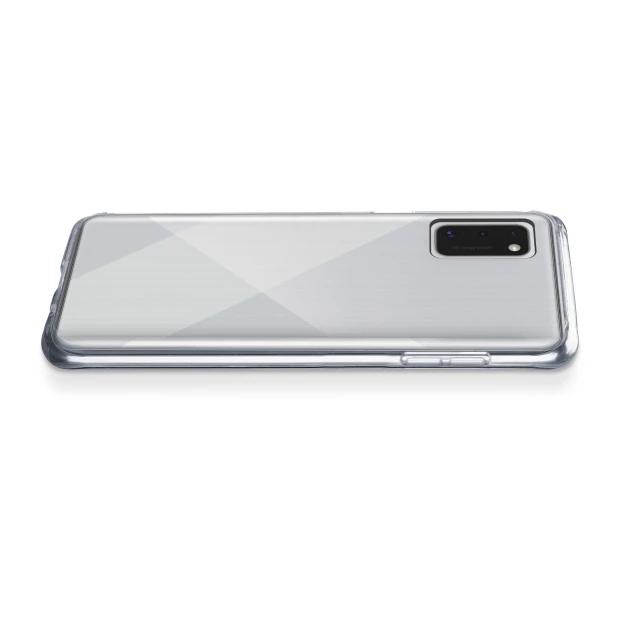 Husa Cover Cellularline Hard pentru Samsung Galaxy A41 Transparent