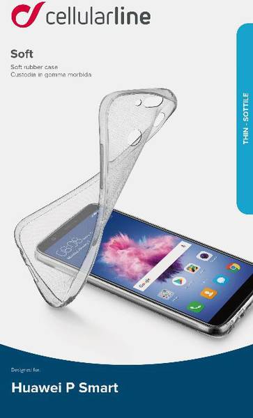 Husa Cover Cellularline Silicon pentru Huawei P Smart Pro Transparent thumb