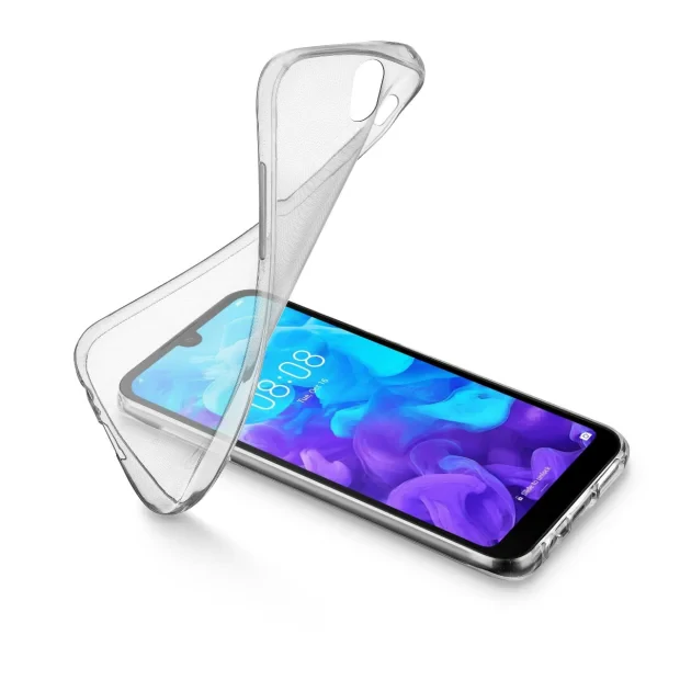 Husa Cover Cellularline Silicon Slim  Huawei Y5 2019 Transparent