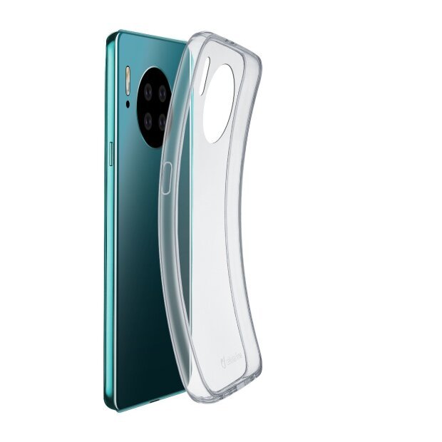Husa Cover Cellularline Silicon slim pentru Huawei Mate 30 Pro Transparent