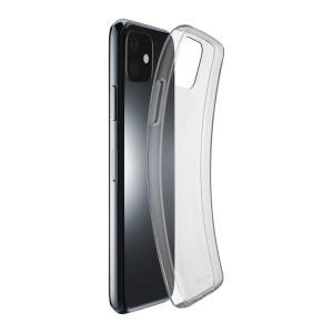 Husa Cover Cellularline Silicon slim pentru iPhone 11 Transparent