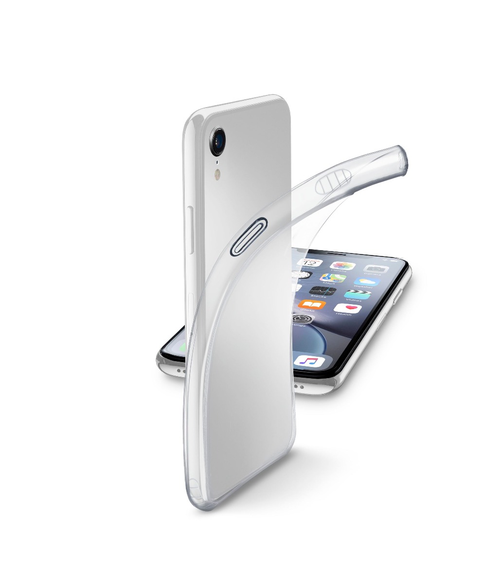 Husa Cover Cellularline Silicon slim pentru iPhone XR Transparent thumb