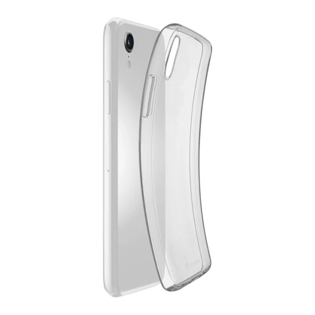 Husa Cover Cellularline Silicon slim pentru iPhone XR Transparent
