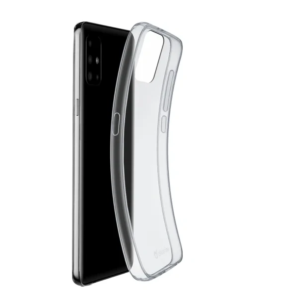 Husa Cover Cellularline Silicon slim pentru Samsung Galaxy A51 Transparent