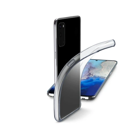 Husa Cover Cellularline Silicon slim pentru Samsung Galaxy S20 Transparent