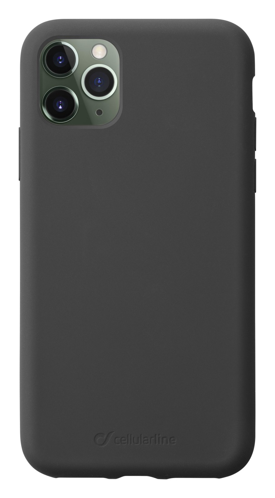 Husa Cover Cellularline Silicon Soft pentru iPhone 11 Pro Max Negru thumb