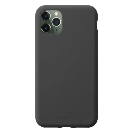 Husa Cover Cellularline Silicon Soft pentru iPhone 11 Pro Negru