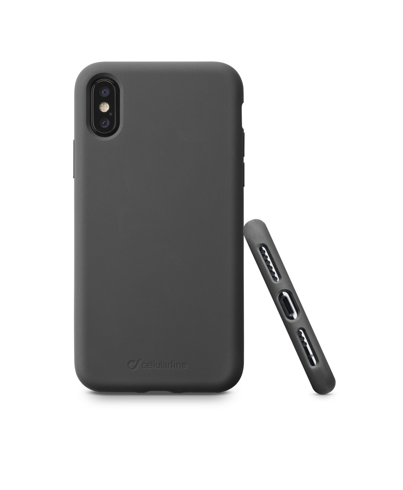 Husa Cover Cellularline Silicon Soft pentru iPhone Xr Negru thumb