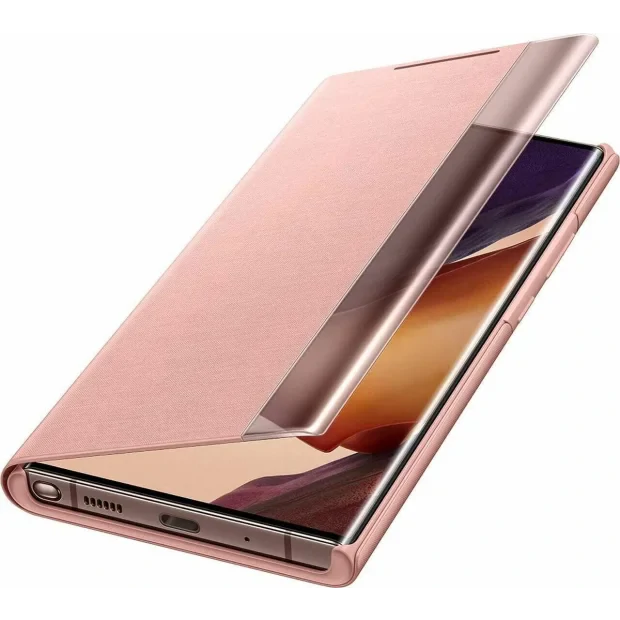 Husa Cover Clear View Cooper Samsung pentru Samsung Galaxy Note 20 Ultra  Brown