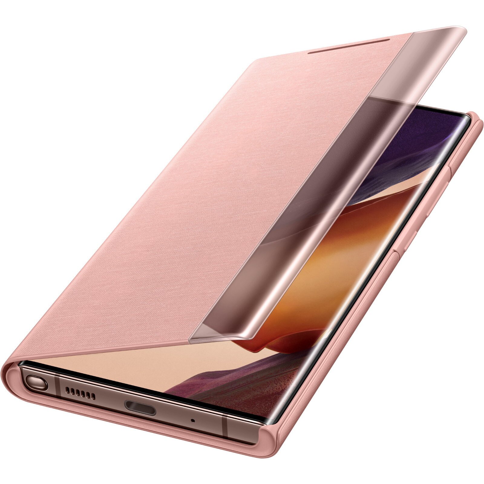 Husa Cover Clear View Copper Samsung pentru Samsung Galaxy Note 20 Copper Brown thumb
