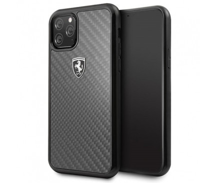 Husa Cover Ferrari Heritage Carbon pentru iPhone 11 Pro  Negru thumb