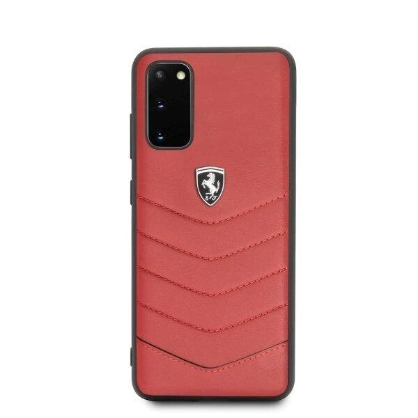 Husa Cover Ferrari Heritage Quilted pentru Samsung Galaxy S20 FEHQUHCS62RE Rosu thumb