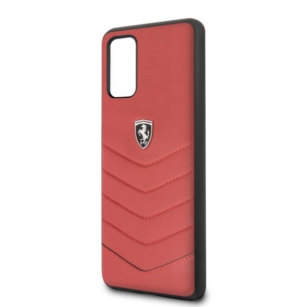 Husa Cover Ferrari Heritage Quilted pentru Samsung Galaxy S20 Plus Rosu thumb