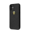 Husa Cover Ferrari On Track Carbon pentru iPhone 12 Mini Black