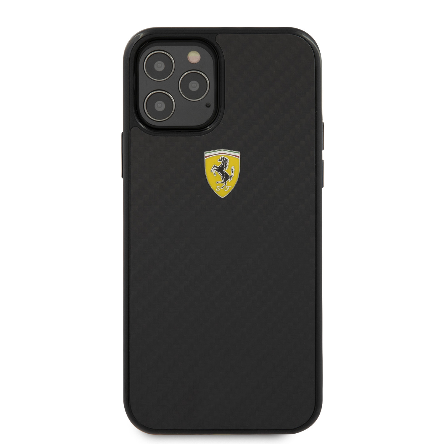 Husa Cover Ferrari On Track Carbon pentru iPhone 12/12 Pro Black thumb