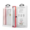 Husa Cover Ferrari On Track Logo pentru iPhone 12 Mini Transparent