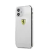 Husa Cover Ferrari On Track Logo pentru iPhone 12 Mini Transparent
