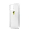 Husa Cover Ferrari On Track Logo pentru iPhone 12 Mini Transparent