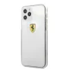 Husa Cover Ferrari On Track Logo pentru iPhone 12/12 Pro Transparent