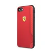 Husa Cover Ferrari On Track Rubber Soft pentru iPhone 7/8/SE2 Rosu