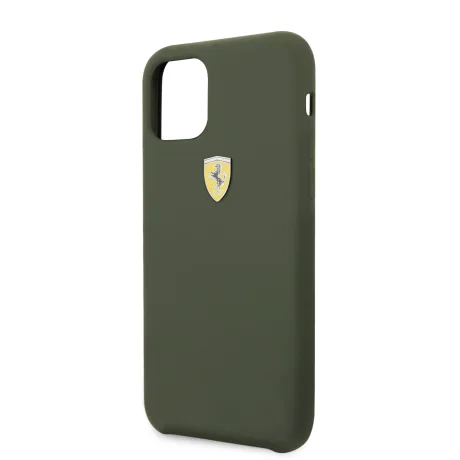 Husa Cover Ferrari SF Logo pentru iPhone 11 Pro Verde