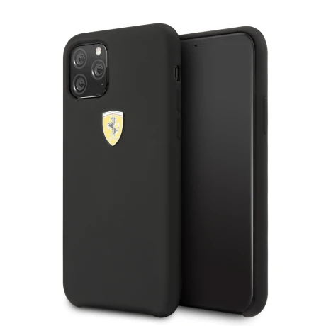 Husa Cover Ferrari SF Silicone pentru iPhone 11 Negru