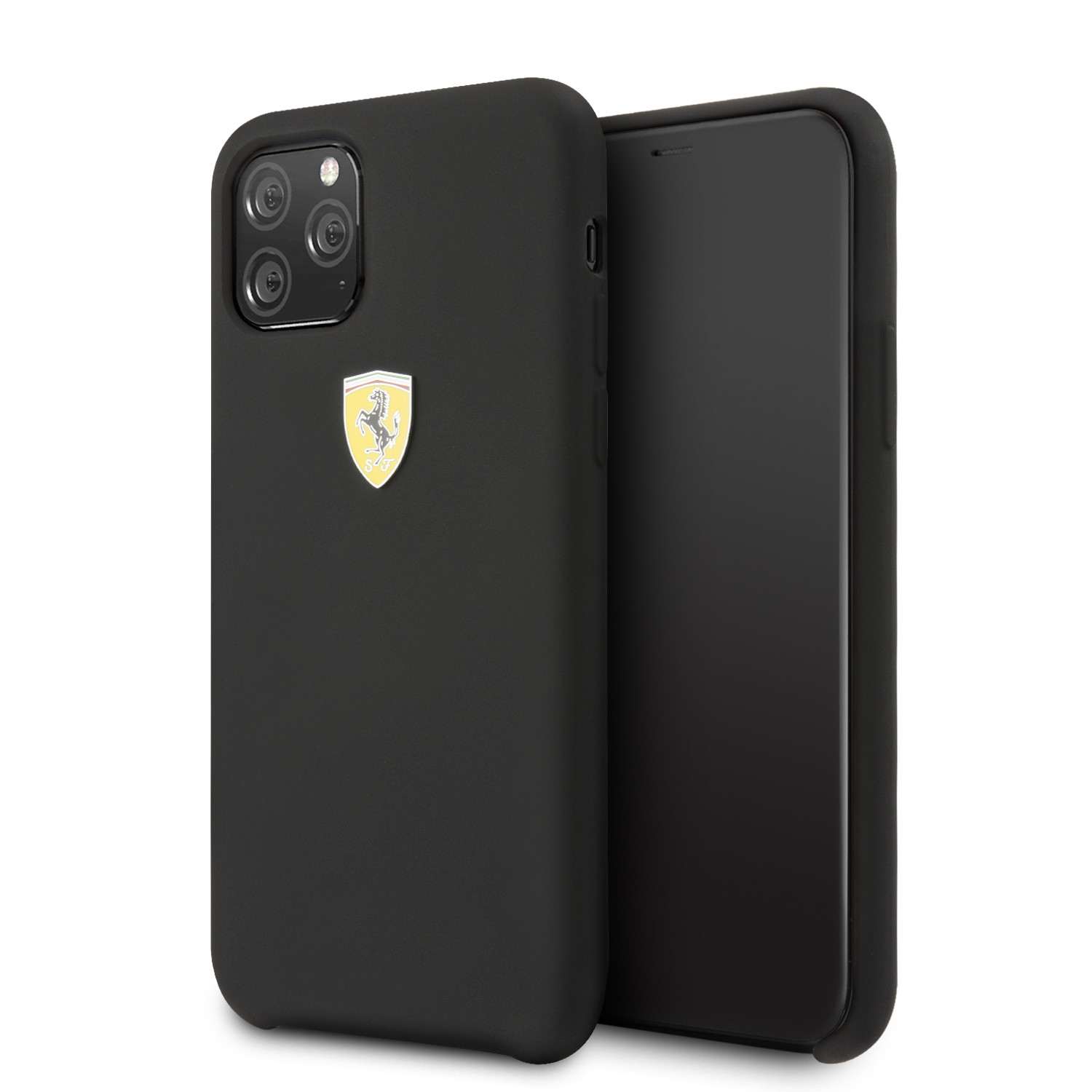 Husa Cover Ferrari SF Silicone pentru iPhone 11 Pro Negru thumb