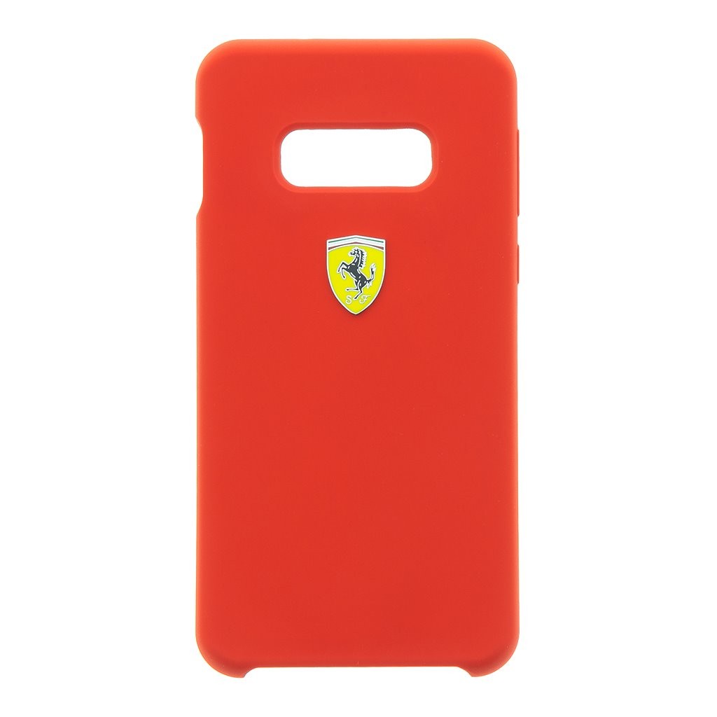 Husa Cover Ferrari SF Silicone pentru Samsung Galaxy S10 Rosu thumb