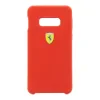 Husa Cover Ferrari SF Silicone pentru Samsung Galaxy S10 Rosu