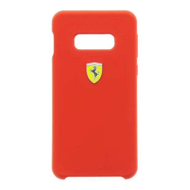 Husa Cover Ferrari SF Silicone pentru Samsung Galaxy S10e Rosu