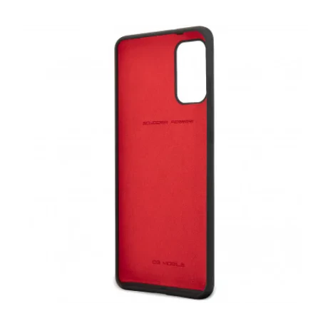 Husa Cover Ferrari SF Silicone pentru Samsung Galaxy S20 FESSIHCS62BK Black