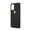 Husa Cover Ferrari SF Silicone pentru Samsung Galaxy S20 FESSIHCS62BK Black